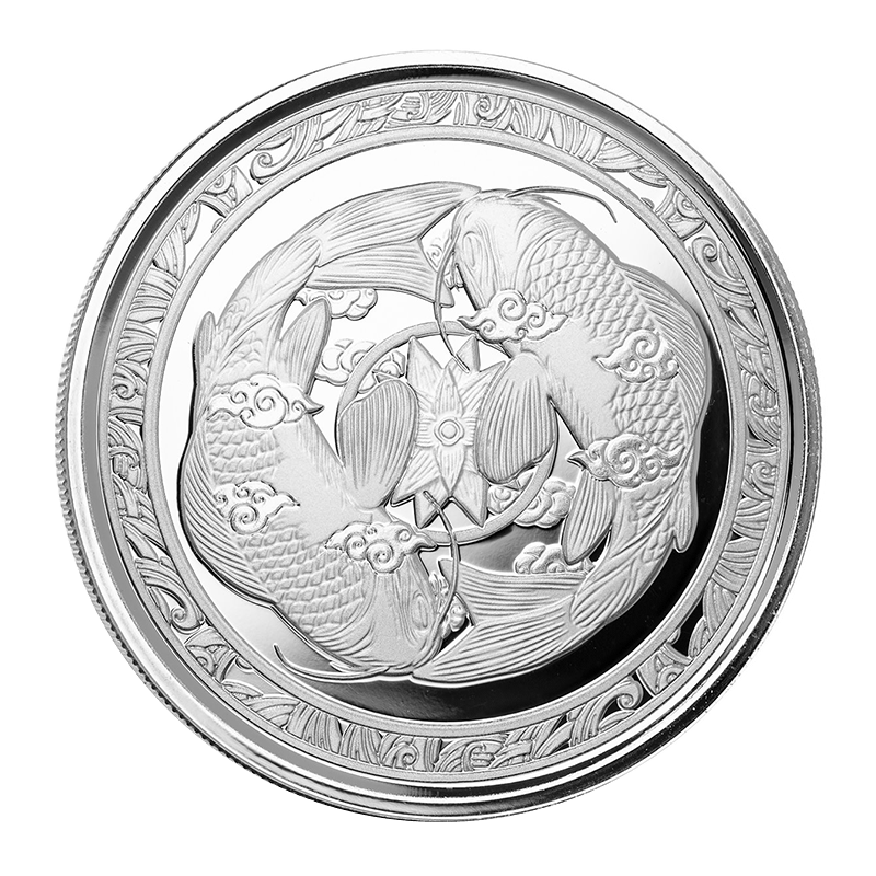 Image for 2023 1 oz Fiji Koi Fish Silver Coin from TD Precious Metals